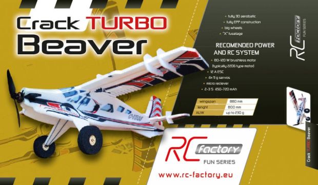 Модель для 3D-пілотажу Crack Turbo Beaver (червона), Фото 3