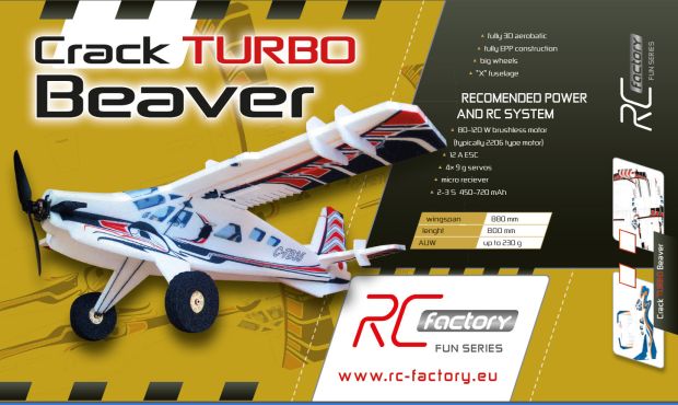 Модель для 3D-пілотажу Crack Turbo Beaver (голуба), Фото 3