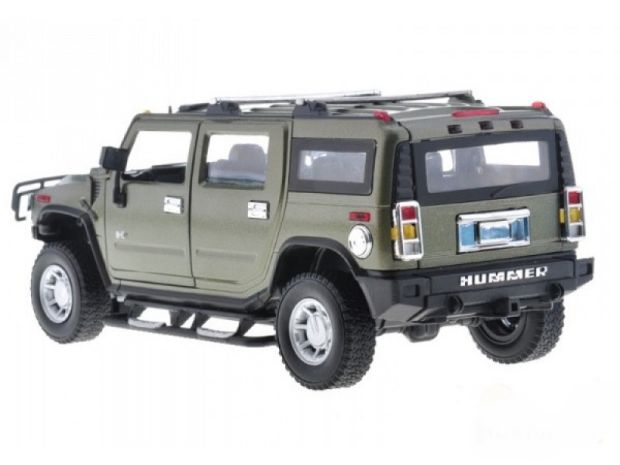 Радіокерована модель Meizhi Hummer H2 1:24 металева (темно-зелена), Світлина 2
