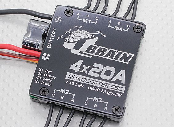 Регулятор 4-в-1 Q-Brain 4x20A, Фото 1