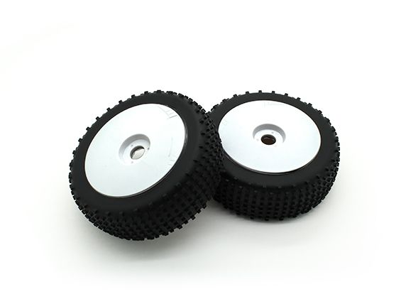 Комплект коліс в зборі 1/8 баггі 17mm Hex (пара), Світлина 1