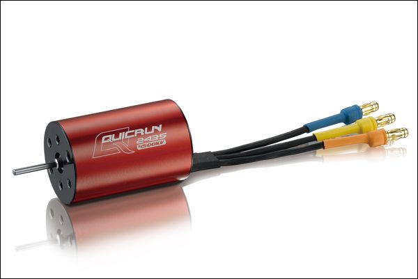Безколекторний двигун HobbyWing QuickRun 2435-4500Kv  1/18, 1/16, Світлина 1