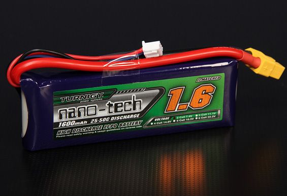 Turnigy nano-tech 1600mAh 2S 25C, Світлина 1