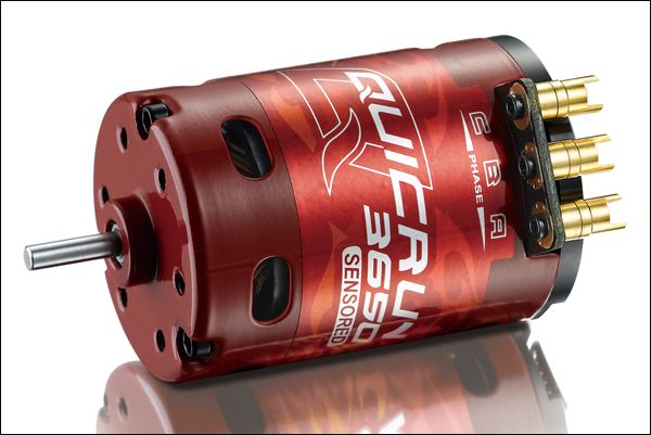 Сенсорний БК двигун HobbyWing QUICKRUN-3650 21.5T 1700Kv 1/10, Світлина 1
