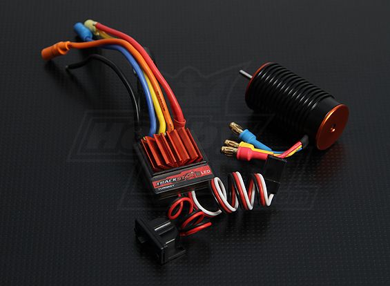 Безколекторна система Turnigy TrackStar 1/18 14T 4300KV/18A, Світлина 1