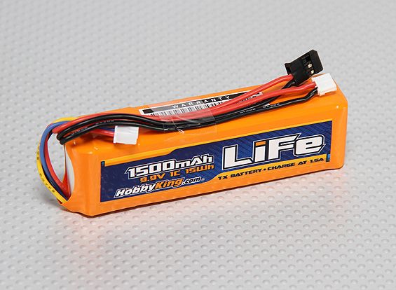 Акумулятор HobbyKing 1500mAh LiFePo4 3S (для передавачів), Світлина 1