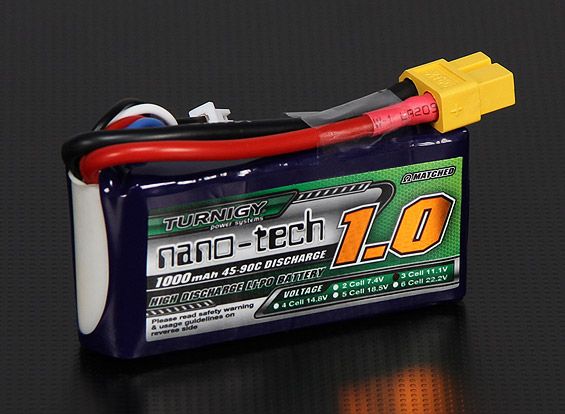 Turnigy nano-tech 1000mAh 3S 45C, Світлина 1