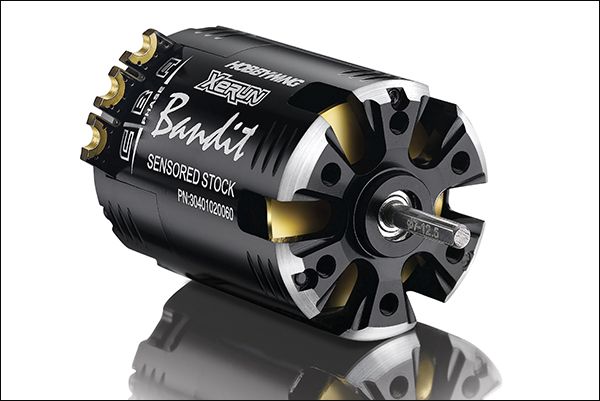 Сенсорний БК двигун HobbyWing XERUN BANDIT BLACK V10 2000KV 21.5T 1/10, Фото 2