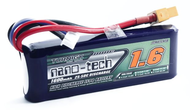 Акумулятор Turnigy nano-tech 1600mAh 3S 25C, Світлина 1