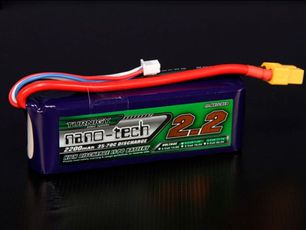 Акумулятор Turnigy nano-tech 2200mAh 3S 35C, Світлина 1
