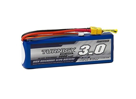 Акумулятор Turnigy 3000mAh 3S 20C, Світлина 1
