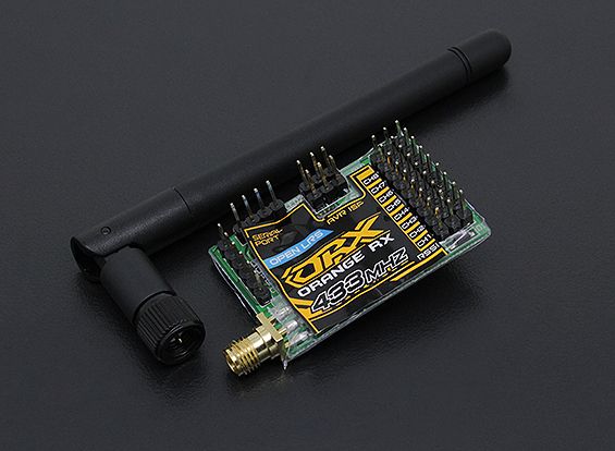 Приймач OrangeRx Open LRS 433MHz 9Ch, Фото 1