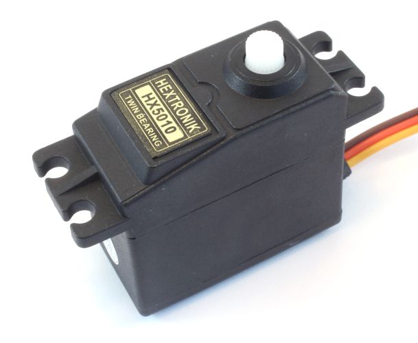Сервомеханізм аналоговий HXT 5010 39.2g/6.5kg/0.16sec (4.8В), Світлина 1