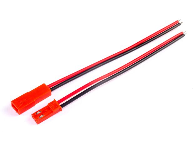 Силовий роз’єм JST (папа+мама) з дротами 10см copy, Світлина 1