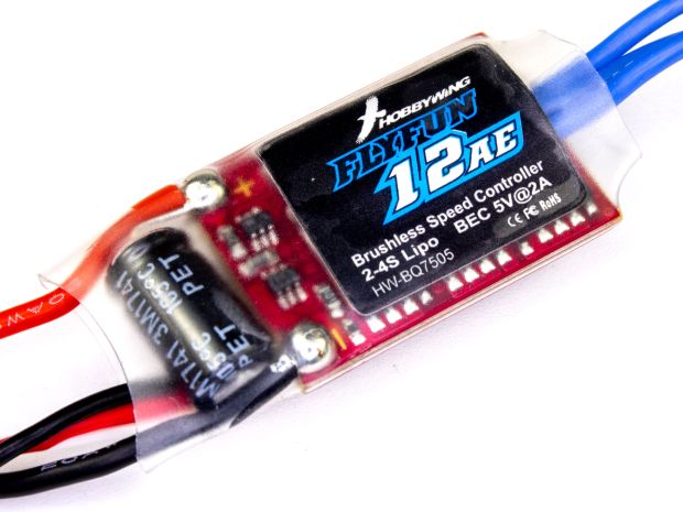 Регулятор безколекторний Hobbywing FlyFun 12AE V4, Світлина 1
