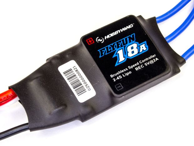Регулятор безколекторний Hobbywing FlyFun 18A V4.3, Світлина 1
