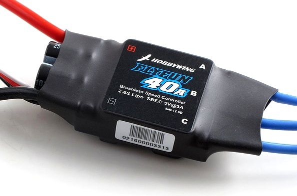 Регулятор безколекторний Hobbywing FlyFun 40A, Світлина 1