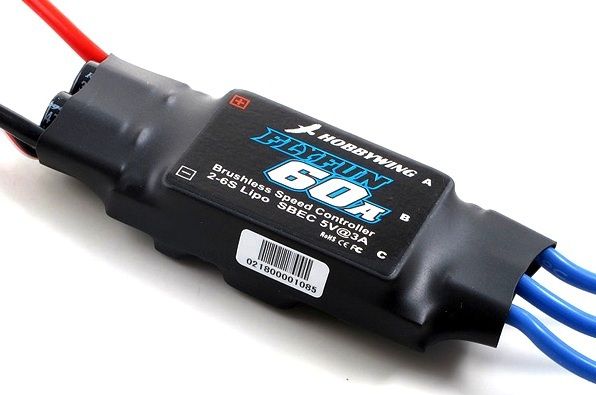 Регулятор безколекторний Hobbywing FlyFun 60A, Світлина 1