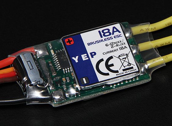 Регулятор безколекторний Hobbyking YEP 18A, Світлина 1
