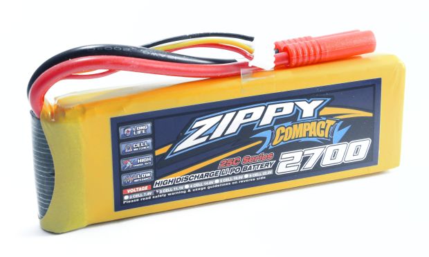 Акумулятор ZIPPY Compact 2700mAh 3S 25C, Світлина 1