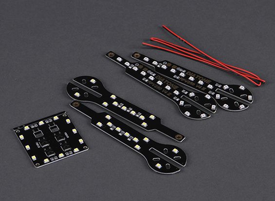 Рама до квадрокоптера HobbyKing FPV250 V4 Blue Ghost Edition LED, Світлина 4