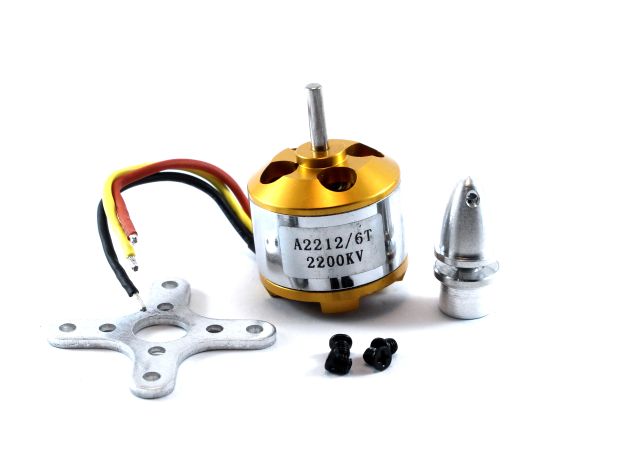 Двигун безколекторний A2212/6T-2200kv, Світлина 1