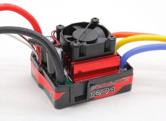 Регулятор Turnigy TrackStar Waterproof 120A 1/8 Sensorless Car ESC, Фото 1