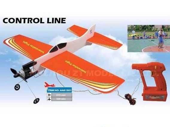 Літак кордовий з електромотором ZT Model Basic Plane 410, Світлина 1