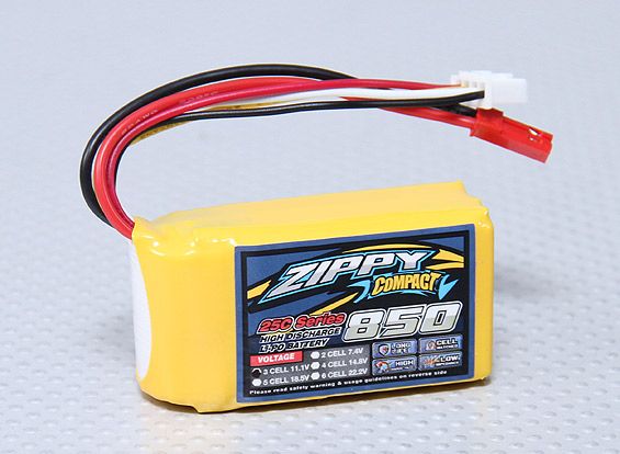 ZIPPY Compact 850mAh 3S 25C, Світлина 1