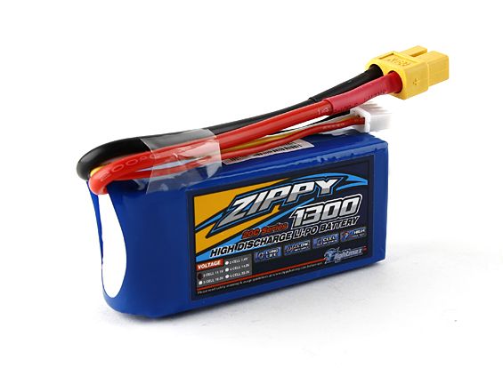 ZIPPY Flightmax 1300mAh 3S1P 20C, Світлина 1