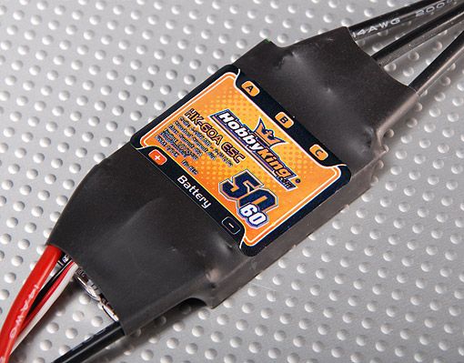 Регулятор безколекторний Hobbyking SS 50-60A, Фото 1