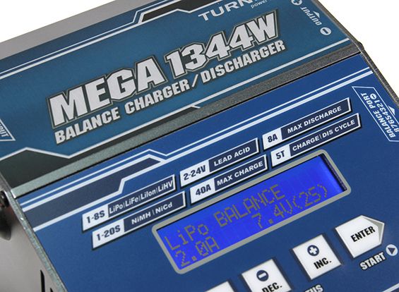 Зарядний пристрій Turnigy Mega 1344W 40A, Світлина 5