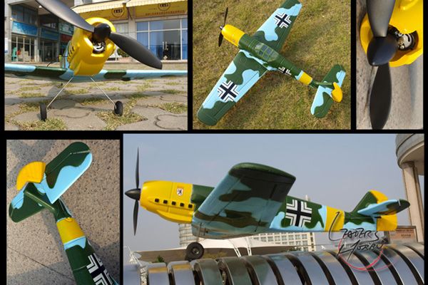 Авіамодель ME109 EPO RC Aircraft Fighter Foam Jet Blue Cam, Світлина 2