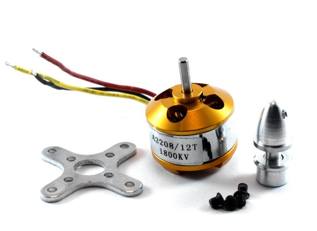 Двигун безколекторний A2208/12T-1800kv, Світлина 1