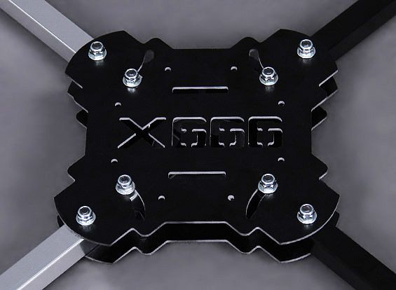 Склопластикова рама для квадрокоптера Hobbyking X666, Світлина 4