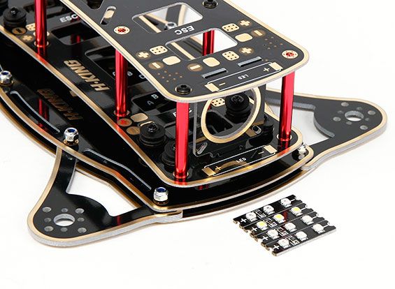 Рама для квадрокоптера HobbyKing Midnight FPV Kit 200мм, Світлина 5