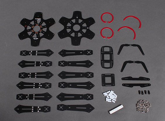 Рама для гексокоптера Turnigy Hex Kit 420мм, Світлина 7
