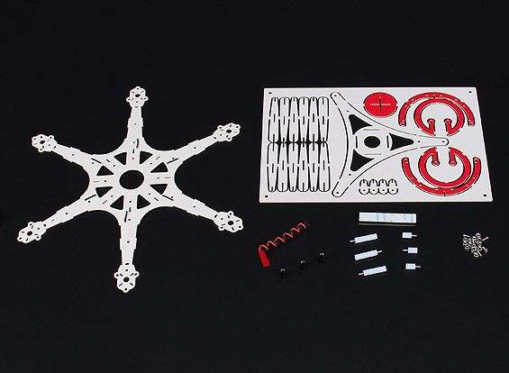 Рама для гексокоптера Turnigy Hex Kit 250мм, Світлина 8