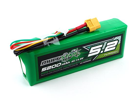 Акумулятор Turnigy Multistar 5200mAh 4S 10C, Фото 1