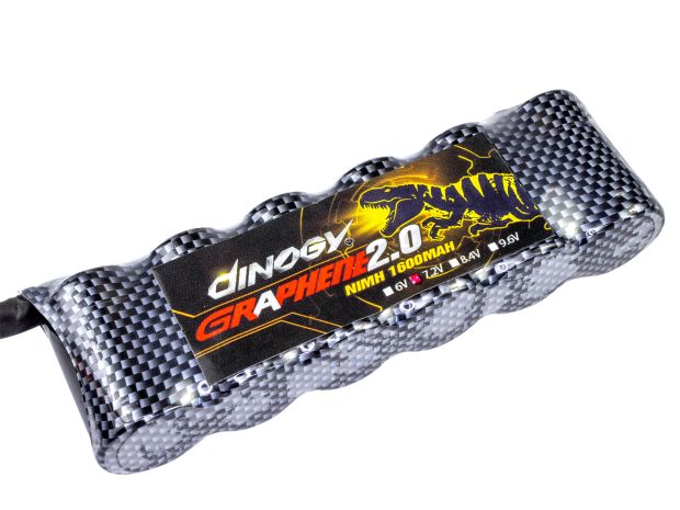 Акумулятор Dinogy Graphene 2.0 NiMH 7.2В 1600mAh , Світлина 1