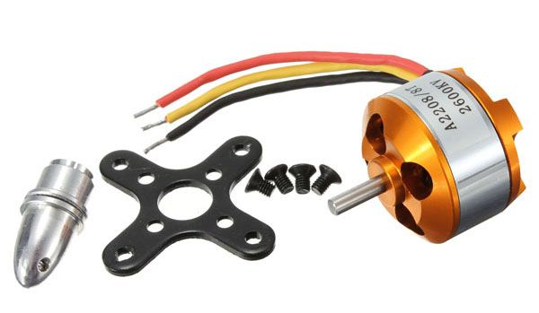 Двигун безколекторний A2208/8T-2600kv, Світлина 1