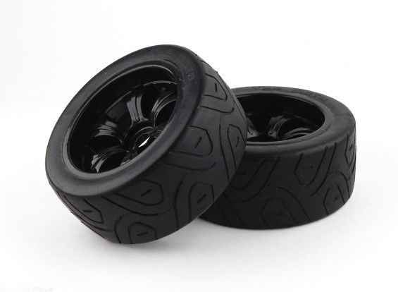 Комплект коліс 1/8 On-Road Truggy Wheels 17мм (пара), Світлина 1