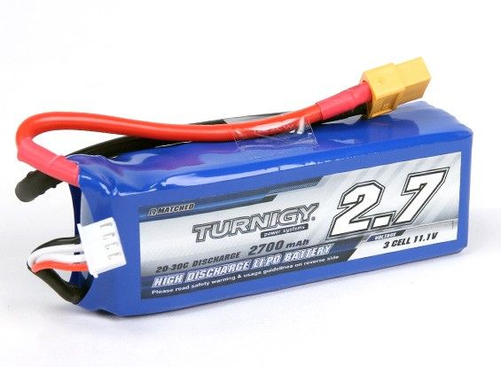 Акумулятор Turnigy 2700mAh 3S 20C, Світлина 1