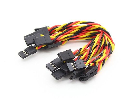 Перехідник JR (Male-Male) 22AWG 10см, Світлина 1