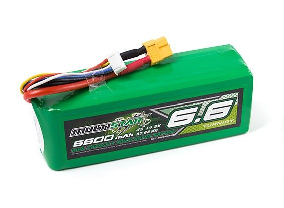 Акумулятор Turnigy Multistar 6600mAh 4S 10C, Фото 1