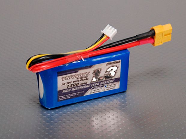 Акумулятор Turnigy 1300mAh 2S 20C , Світлина 1