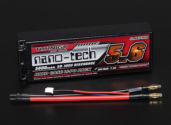 Акумулятор Turnigy nano-tech 5600mAh 2S2P 50C, Світлина 1