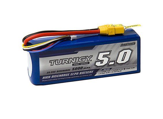 Акумулятор Turnigy 5000mAh 4S 25C, Світлина 1