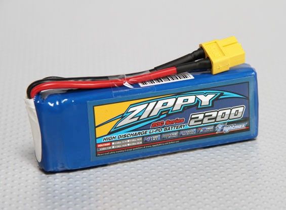 Акумулятор ZIPPY Flightmax 2200mAh 2S 20C, Фото 1