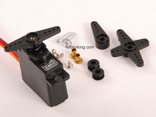 Сервомеханізм цифровий Hextronik D-MG16 18.8g/2.9kg/0.08sec (6.0V), Світлина 1